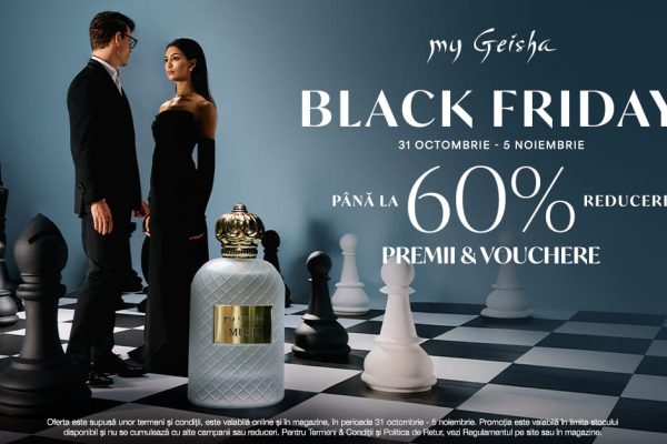 my Geisha lansează campania Black Friday cu reduceri de până la 60%